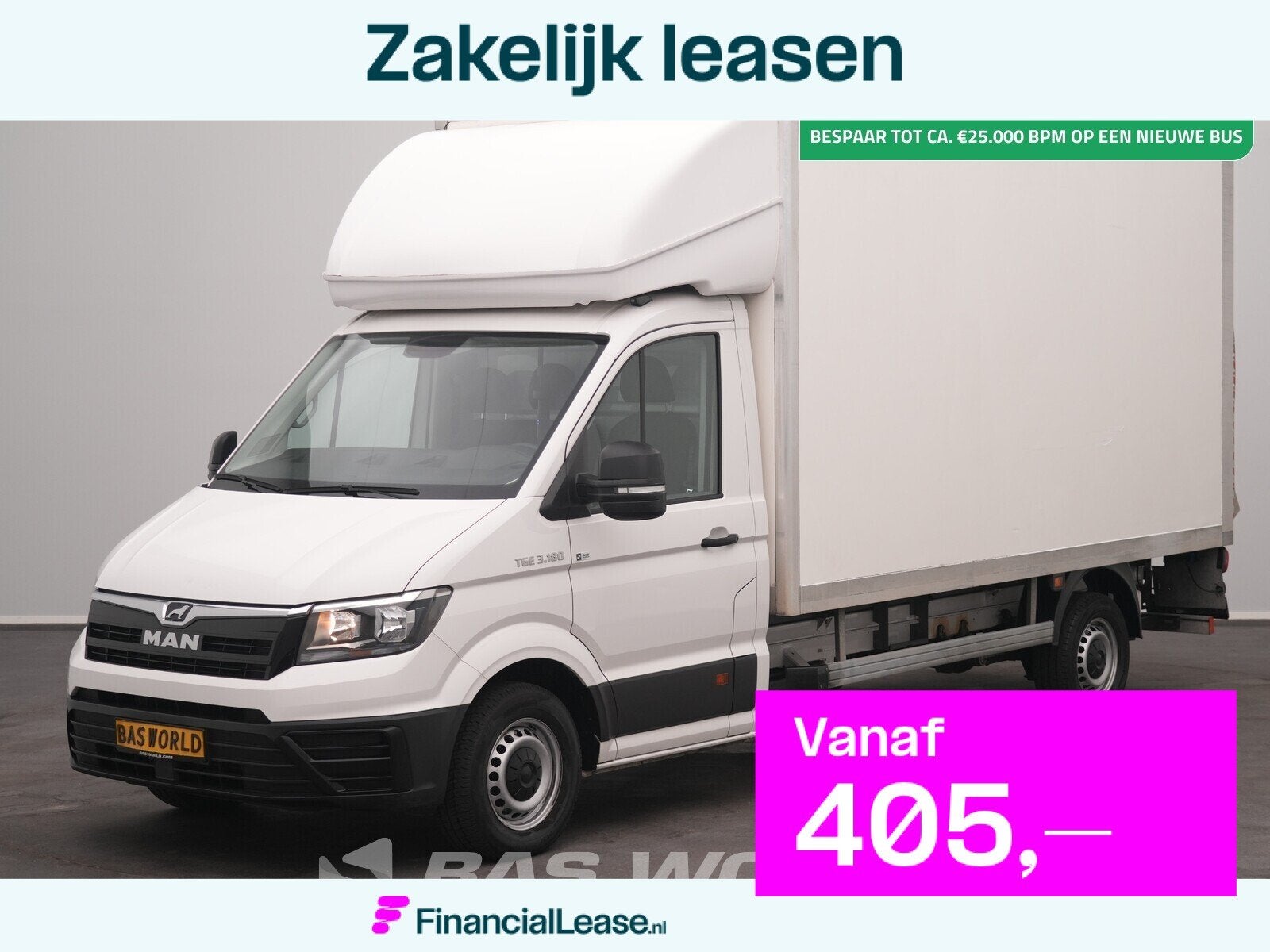 MAN TGE 3.180 Dhollandia Laadklep Zijdeur Bakwagen Camera Ai, Stof, Gebruikt, Euro 6, 4 cilinders