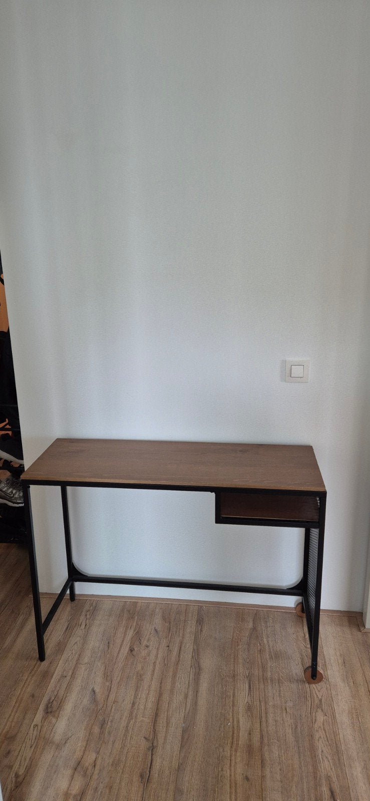 IKEA FJÄLLBO (Vintage) bureau met opbergruimte - Hout metaal, Opbergruimte, Hout, Secretaire, Bruin