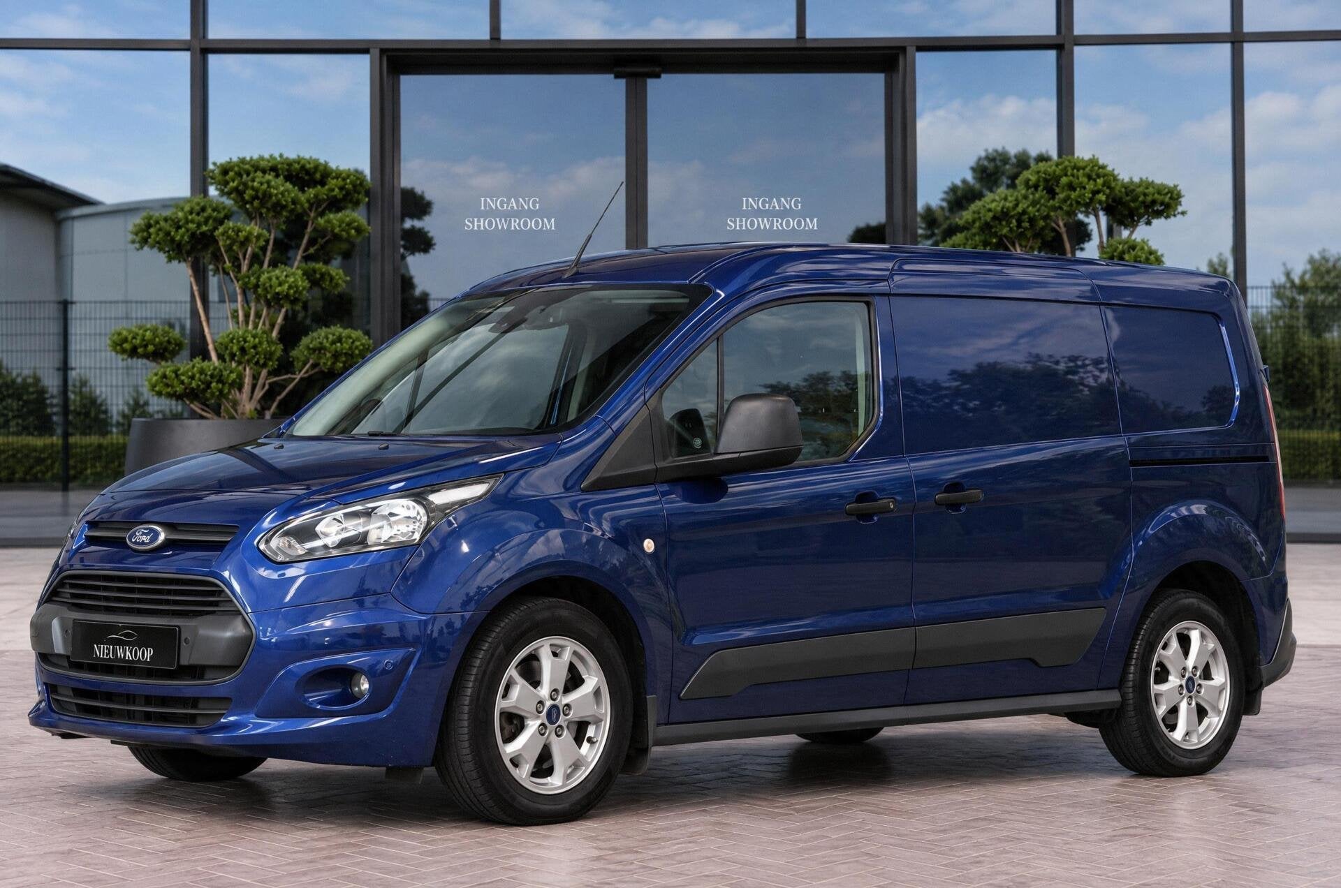 Ford Transit Connect 1.6 EcoBoost L2H1 AUTOMAAT | AIRCO | CR, Auto's, Automaat, Stof, Gebruikt, Parkeercamera