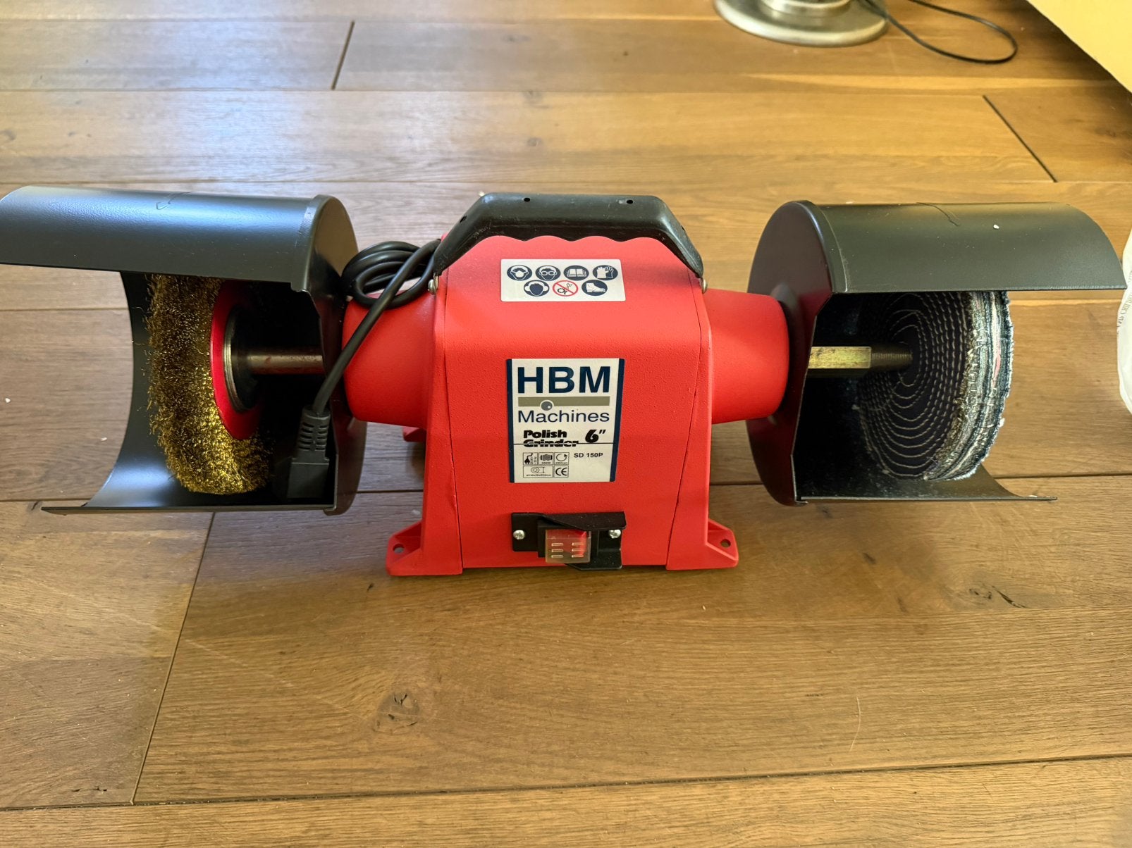 HBM machine polish grinder, Ophalen, Zo goed als nieuw
