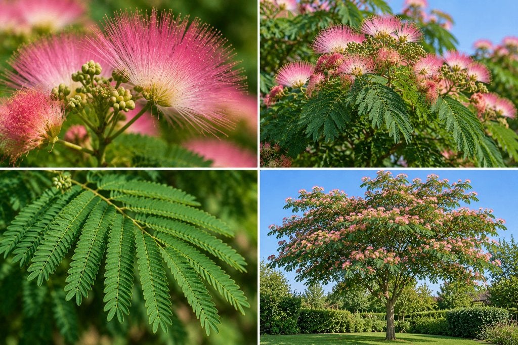 Perzische slaapboom Albizia julibrissin – 25 stuks €100, Volle zon, Minder dan 100 cm, Zomer, Overige soorten