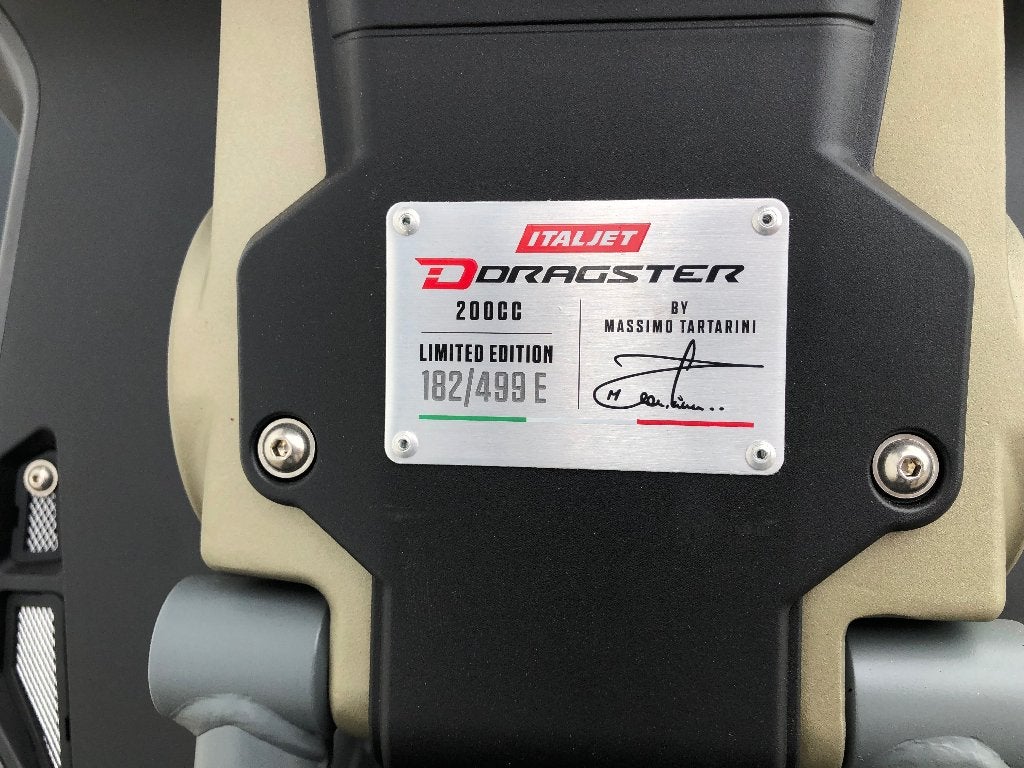 Foto 6 van Limited Edition Italjet Dragster 200 - Nr.182/499 Nieuw 0km