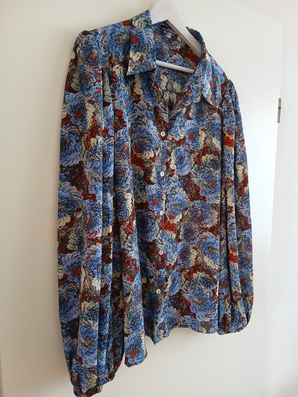 Modieuze nieuwe bloemen blouse van NORAH. Maat 48., Kleding | Dames, Maat 46/48 (XL) of groter, Nieuw, Norah, Verzenden