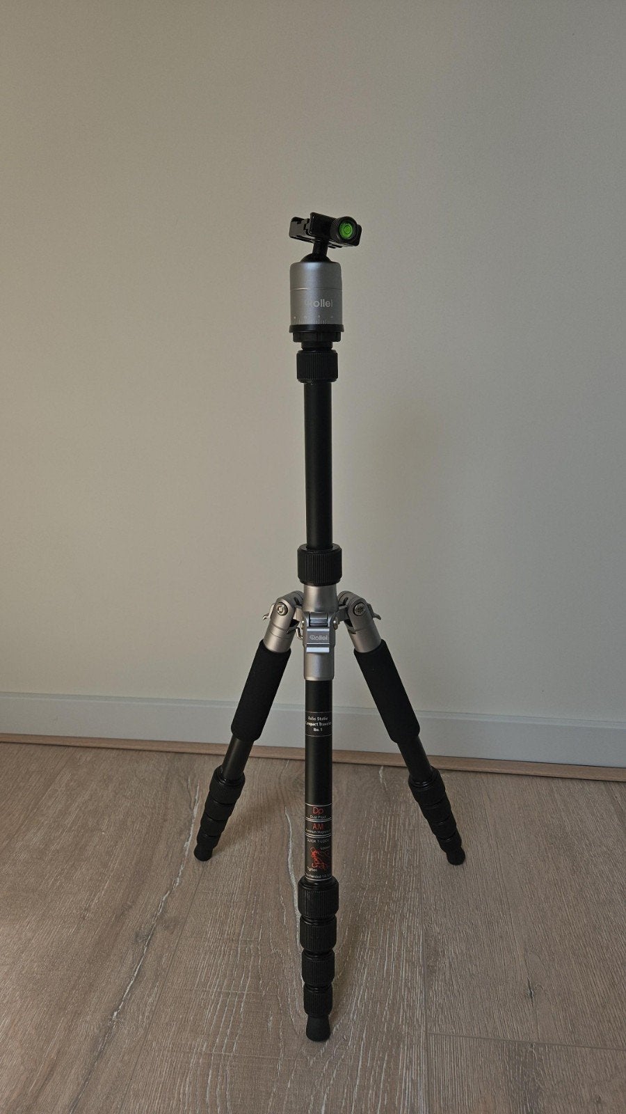 Rollei Statief Compact Traveler No.1 met balhoofd, Zo goed als nieuw, 150 tot 175 cm, Met balhoofd, Ophalen of Verzenden