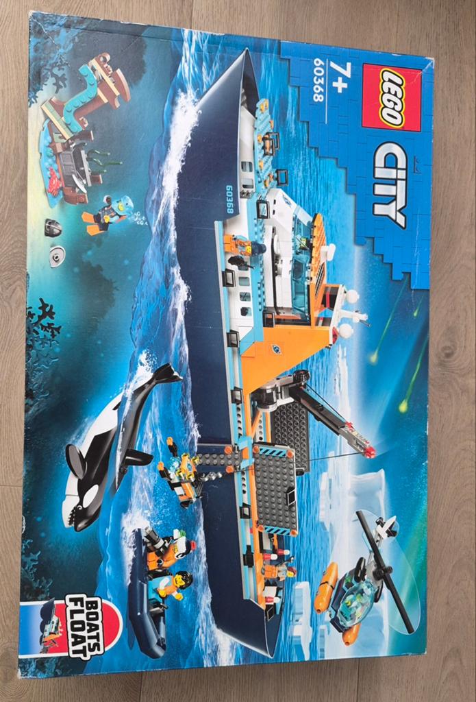 LEGO City Arctisch Schip 60368 - Zo goed als nieuw, City, Lego, Ophalen of Verzenden, Zo goed als nieuw
