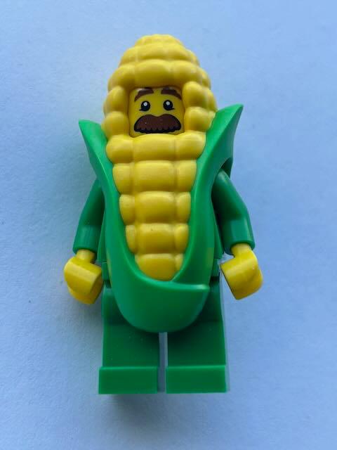 LEGO CMF SERIE 17 NR 4 MAISKOLF MAN, Lego, Ophalen of Verzenden, Zo goed als nieuw, Minifiguren serie