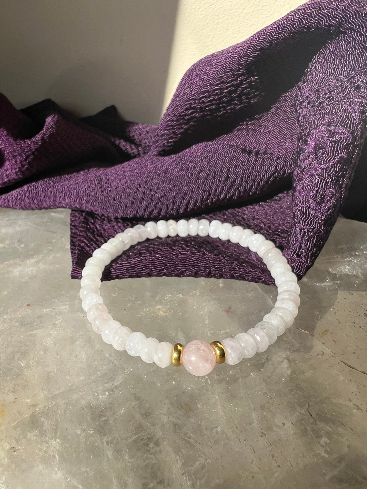 Morganiet zilver geluk aantrekken zelfliefde intuïtie magie, Met bedels of kralen, Magnolia11, Nieuw, Ophalen of Verzenden