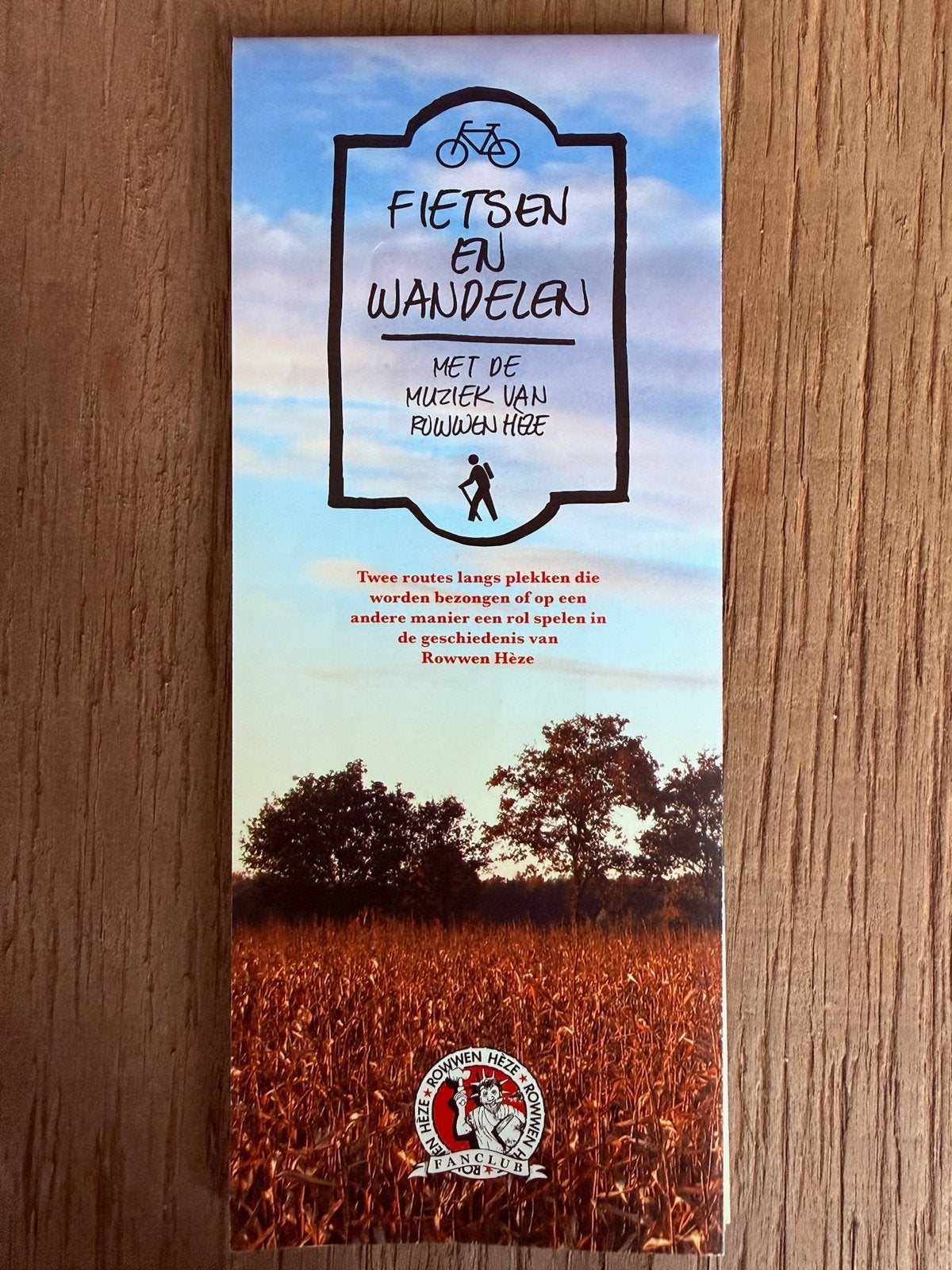 Fiets- en wandelgids Rowwen Hèze (Fanclub), Overige merken, Fiets- of Wandelgids, Europa, Ophalen of Verzenden