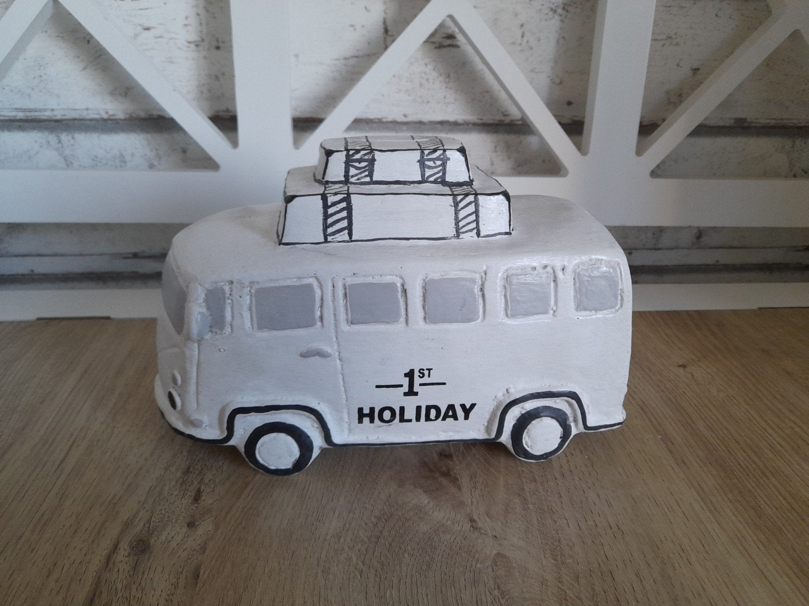 vw busje spaarpot riviera maison, Verzamelen, Spaarpotten, Verzenden, Steen, Aardewerk of Keramiek