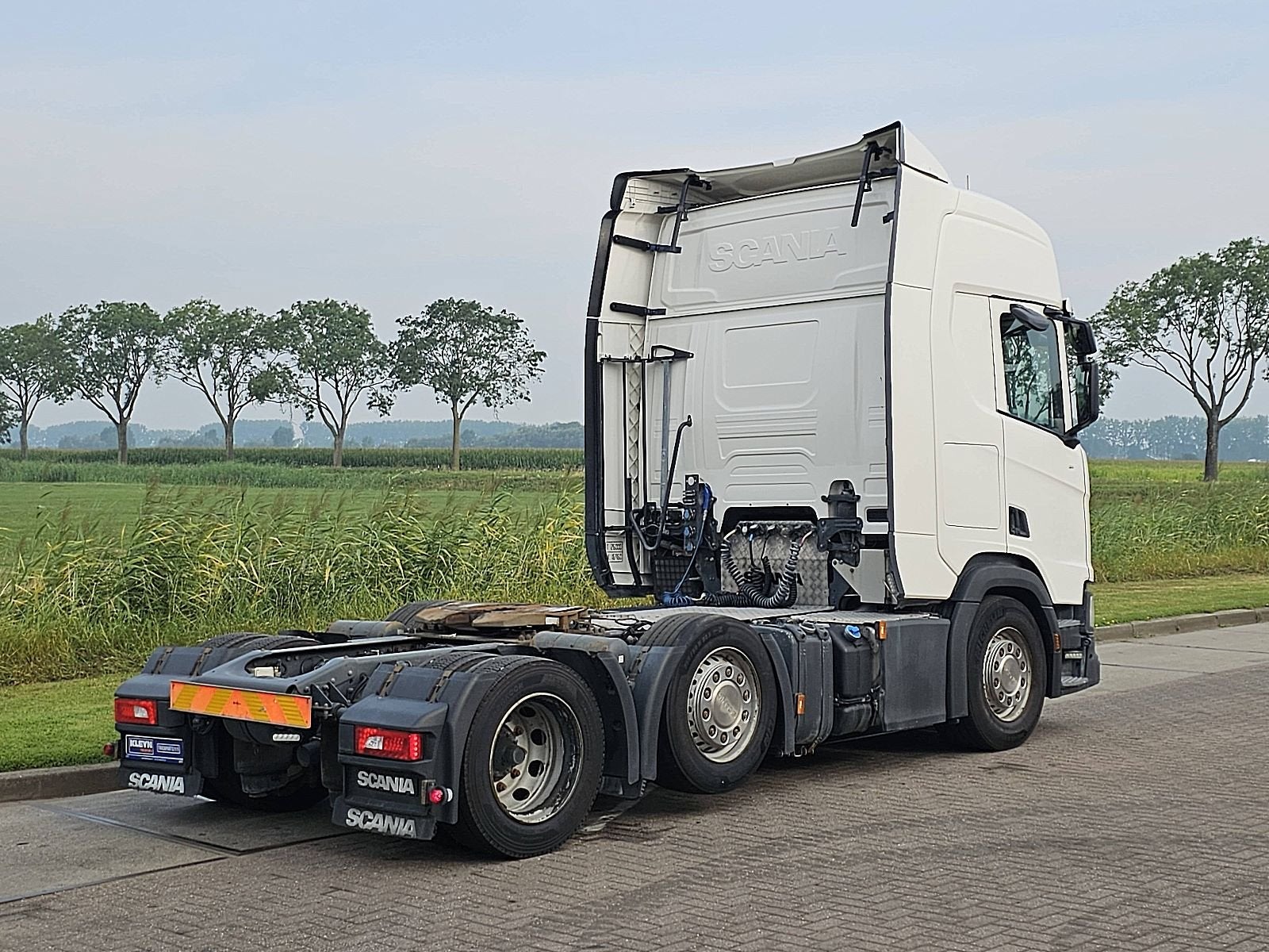 SCANIA R500 6x2/4 lb mega ret, Automaat, Scania, Wit, Leder