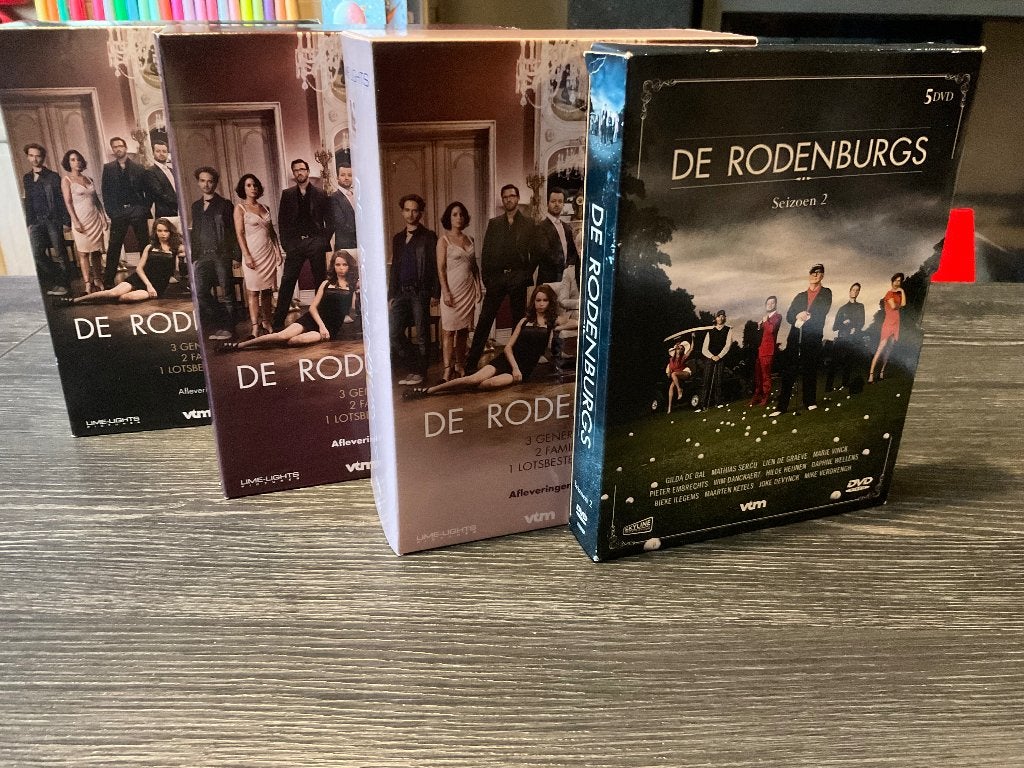 De Rodenburgs DVD Boxen - Seizoen 1 (deel 1-3) & Seizoen 2, Cd's en Dvd's, Gebruikt, Drama, Seizoen 1, Vanaf 12 jaar
