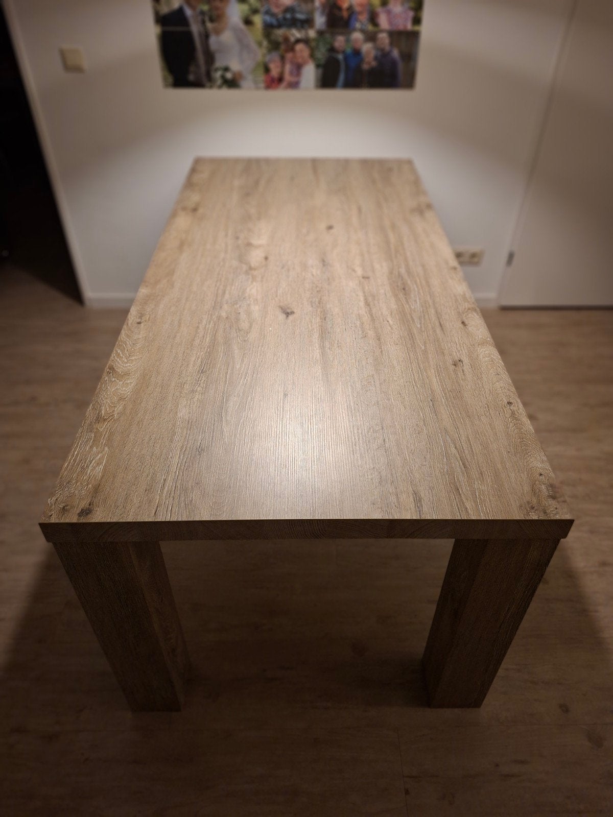 lamulux eethoektafel 90 x 190 cm, Ophalen, 50 tot 100 cm, Zo goed als nieuw, Vijf personen of meer