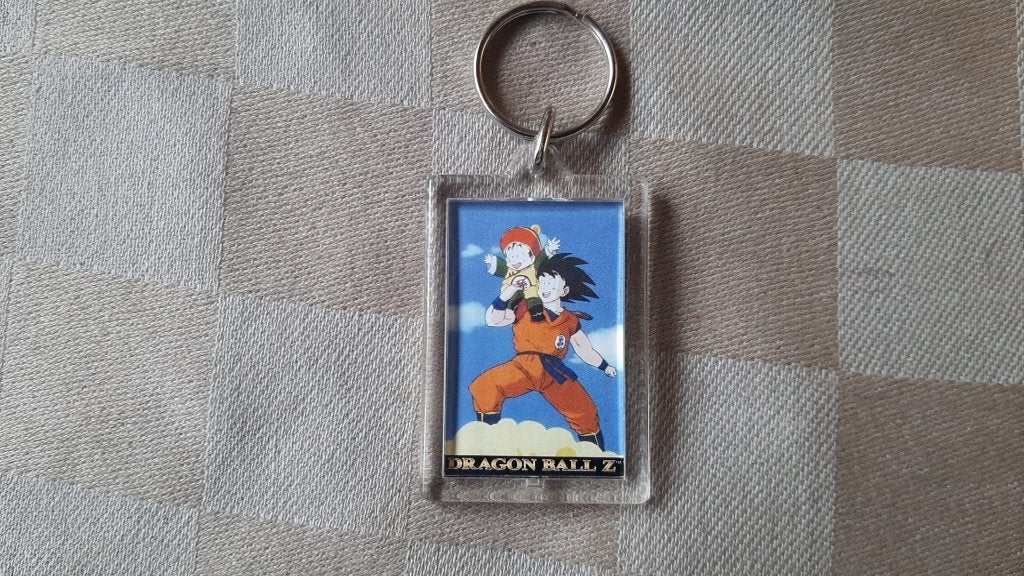 sleutelhanger dragonball z Gohan Goku op Nimbus, Ophalen of Verzenden, Nieuw, Knuffel of Figuurtje