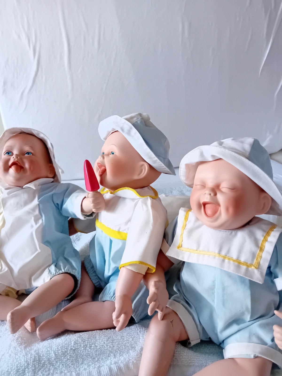 Ashton-Drake Babypoppen Set - Lachende Baby's, Ophalen of Verzenden, Overige typen