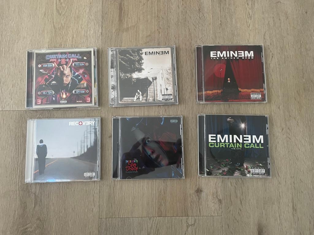 6 cd’s van eminem, Cd's en Dvd's, Ophalen of Verzenden, 2000 tot heden, Zo goed als nieuw