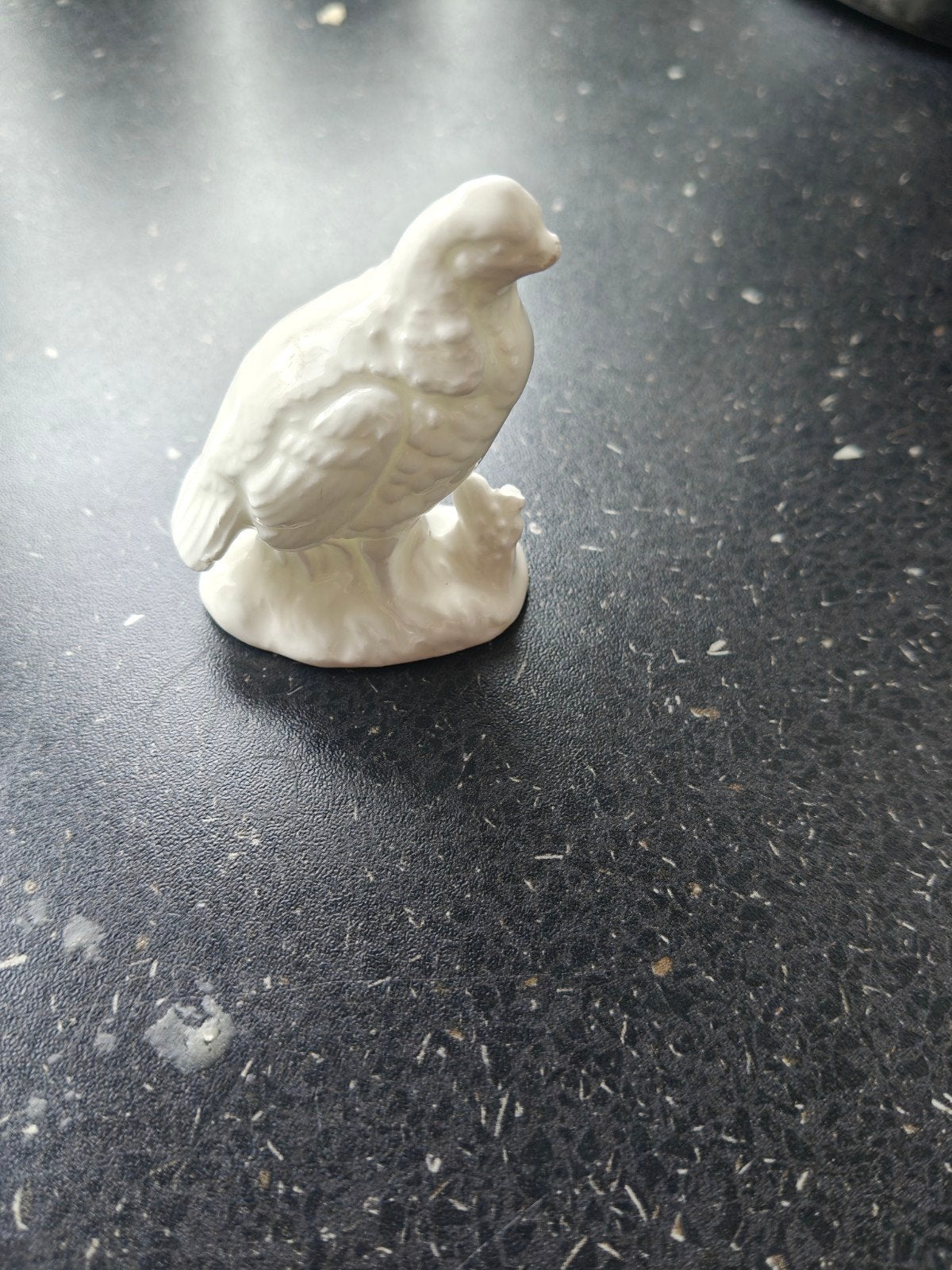 Wit ivoor porseleinen vogel beeldje vintage. Komt uit serie, Ophalen of Verzenden