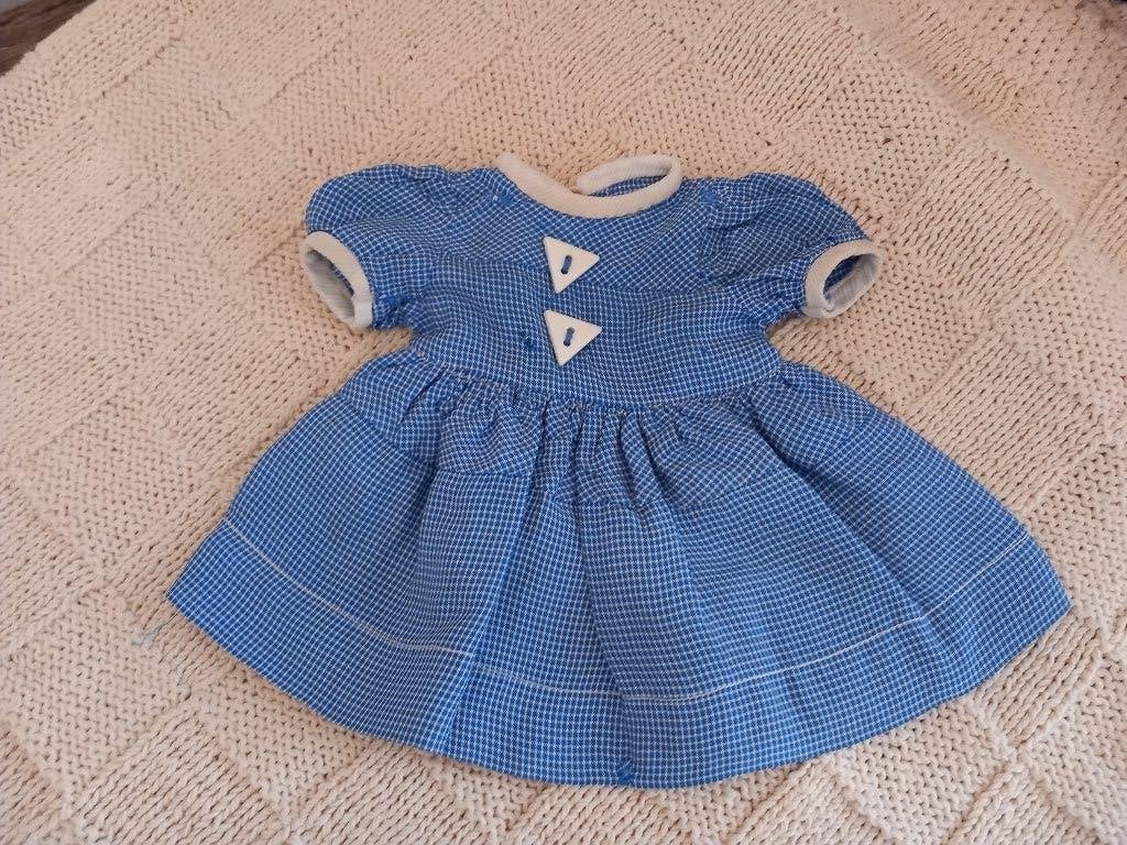 Vintage poppen jurkje jaren50., Ophalen, Gebruikt, Kleertjes