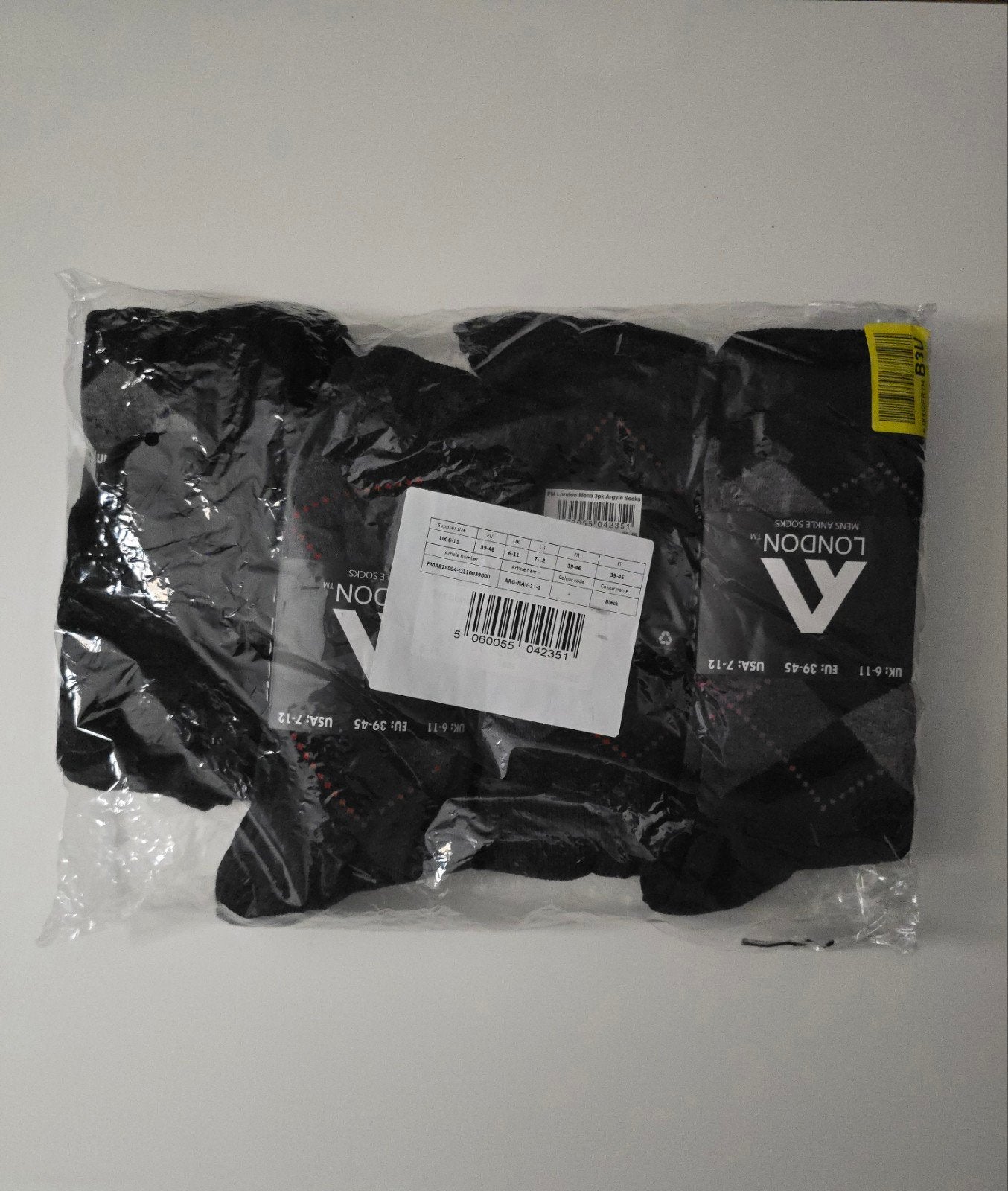 4 paar zwarte enkelsokken, Zwart, Nieuw, Ophalen of Verzenden, Maat 39 t/m 42