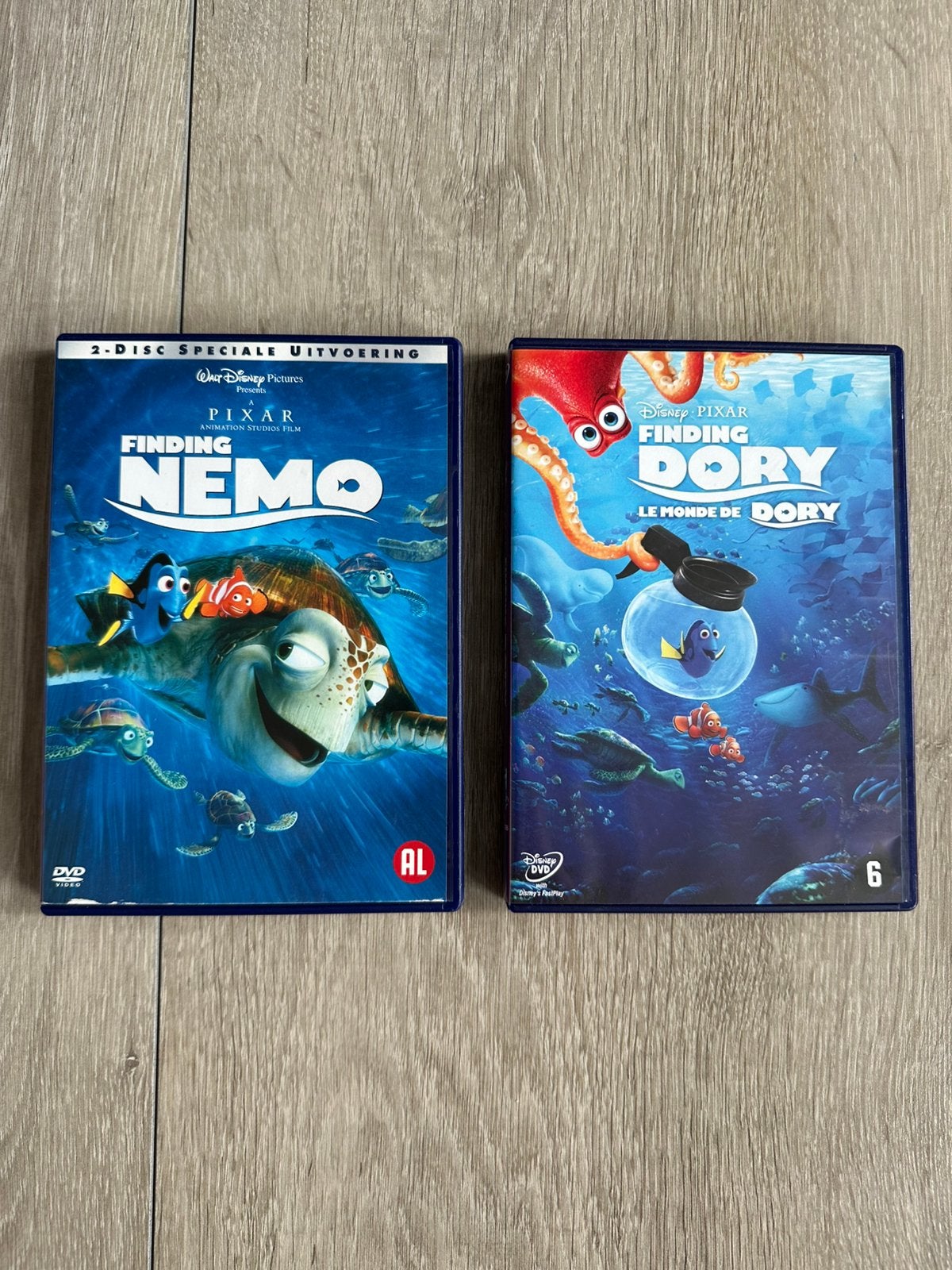 Finding Nemo DVD / Finding Dory DVD, Europees, Alle leeftijden, Zo goed als nieuw, Kinderprogramma of -film