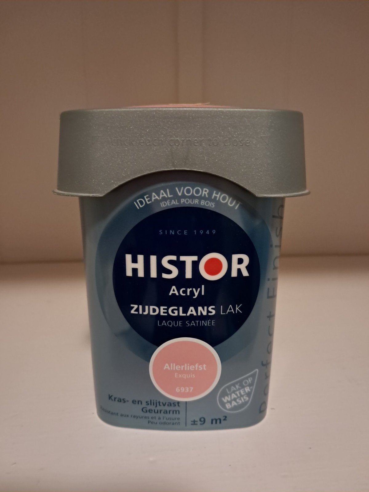 Histor Acryl Zijdeglans Lak - Allerliefst 6937, Ophalen, Nieuw, Roze, Lak
