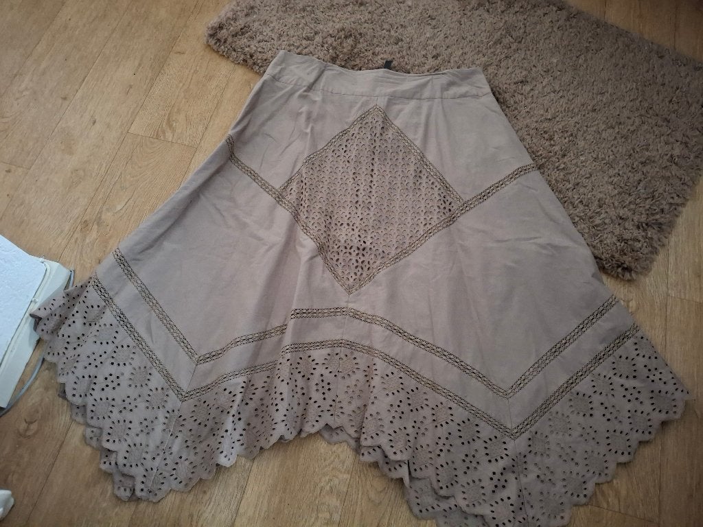 Prachtige rok maat 46 NIEUW, Rainbow, Bruin, Maat 46/48 (XL) of groter, Nieuw