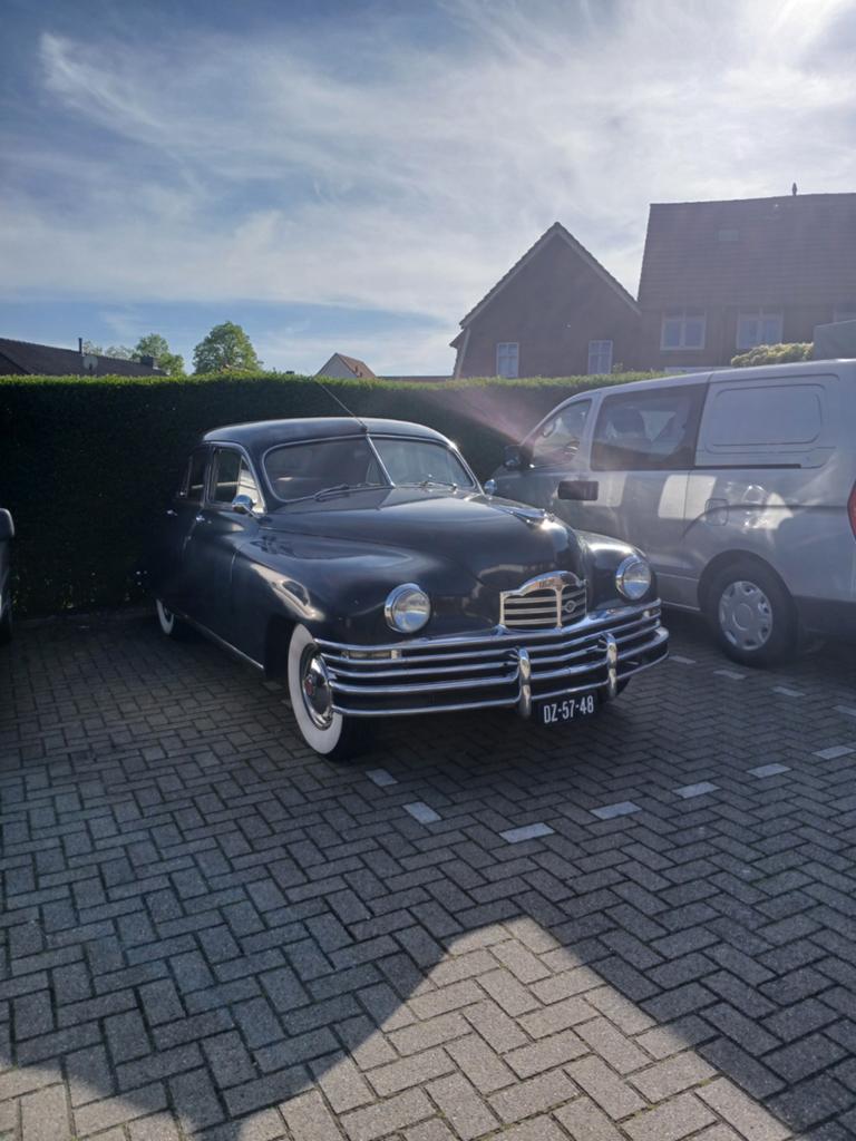 Packard 1948 Blauw v8, Auto's, 136 pk, Blauw, Bedrijf, 6 stoelen