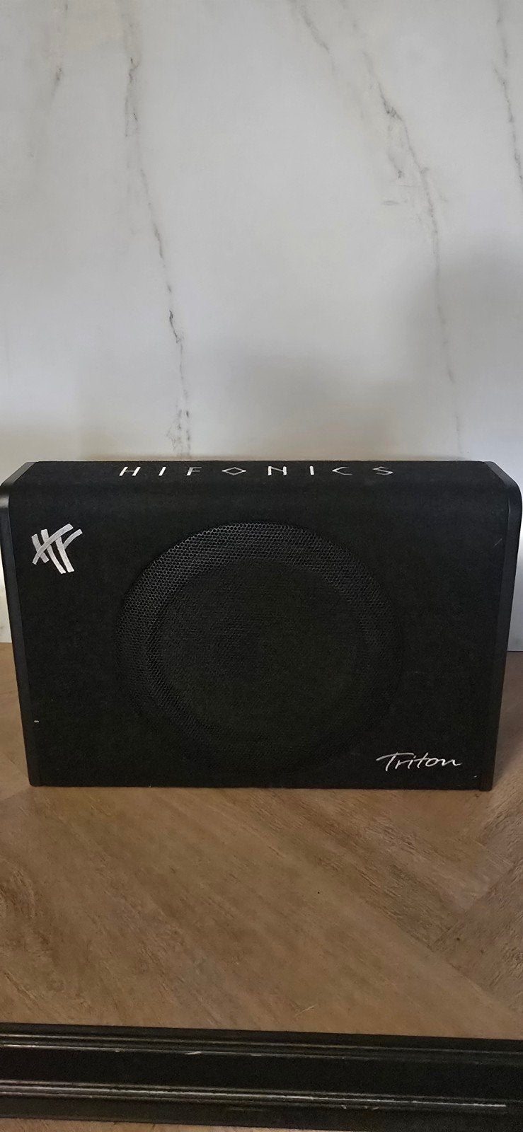 Hifonics 12 inch compacte subwoofer triton trs300, Ophalen of Verzenden