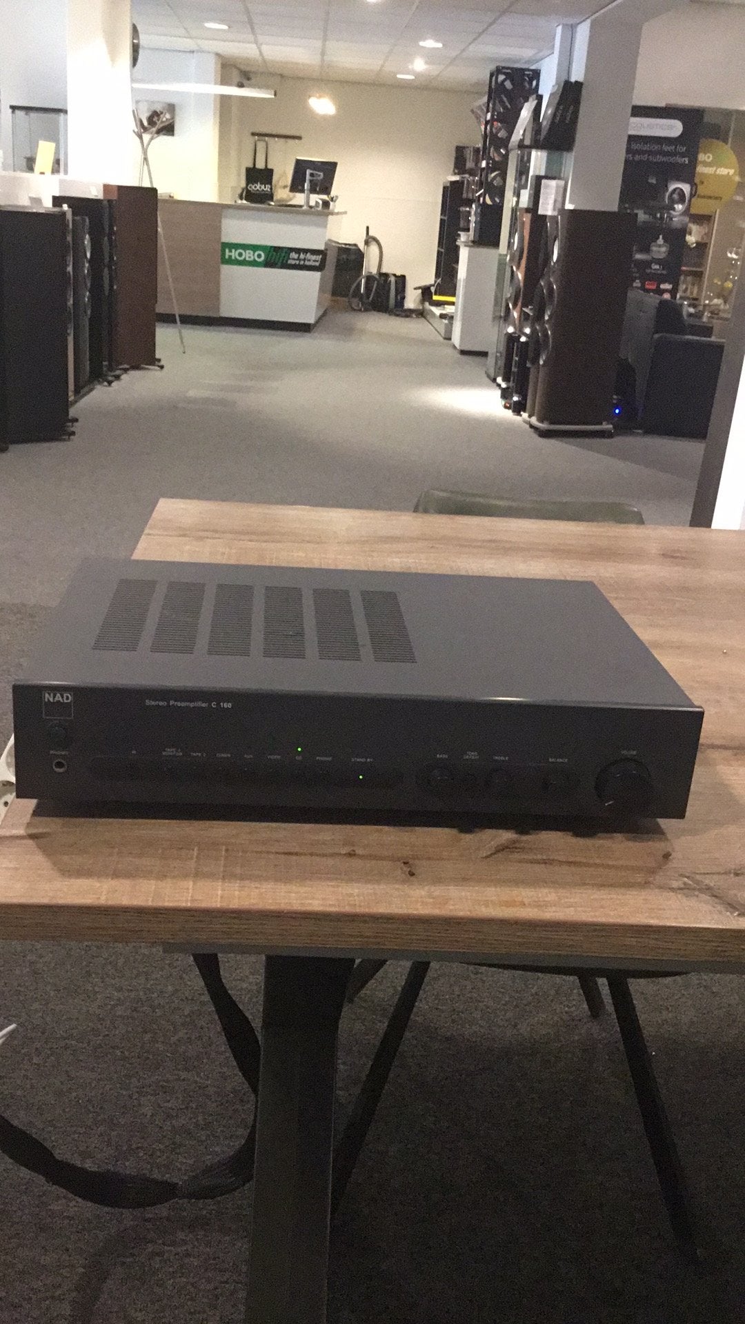 NAD C 160 voorversterker in perfecte staat, Audio, Tv en Foto, Versterkers en Receivers, Ophalen, Zo goed als nieuw, 120 watt of meer