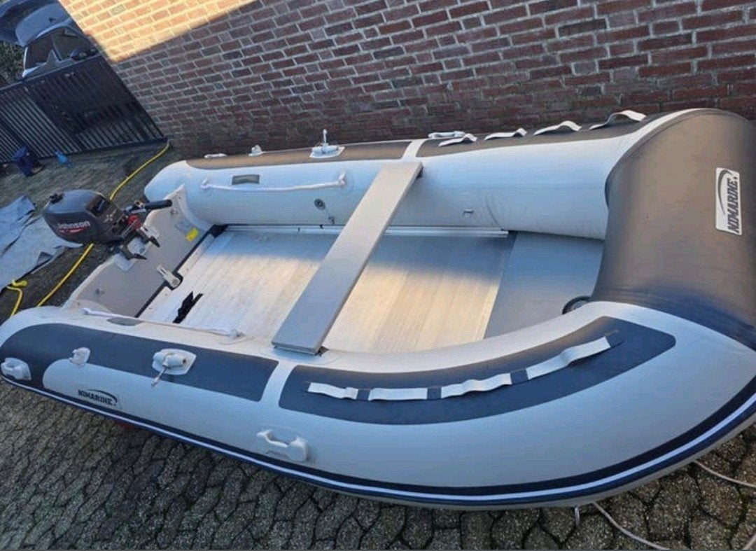 Nimarine rubberboot 350, Ophalen, Aluminium, Gebruikt, Benzine