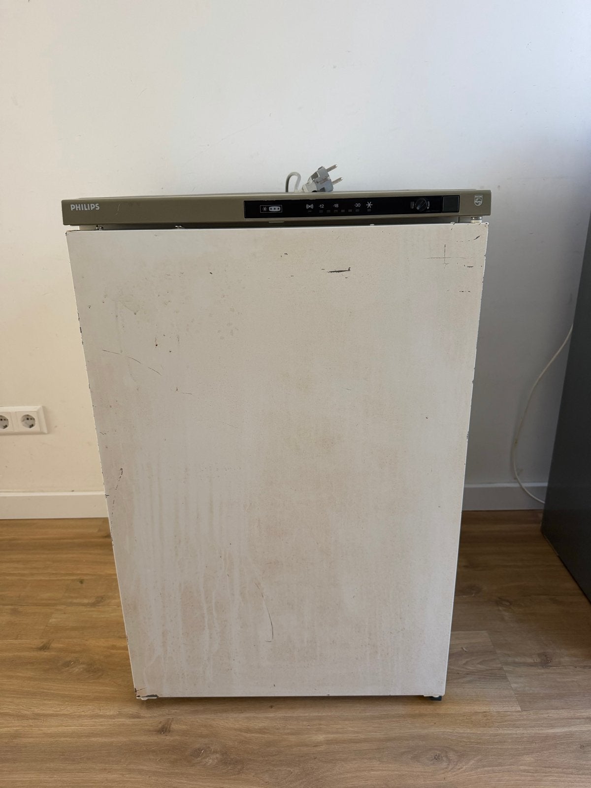 Philips vrieskast - Compacte vriezer met 3 lades, Gebruikt, Minder dan 60 cm, Vrijstaand, Ophalen