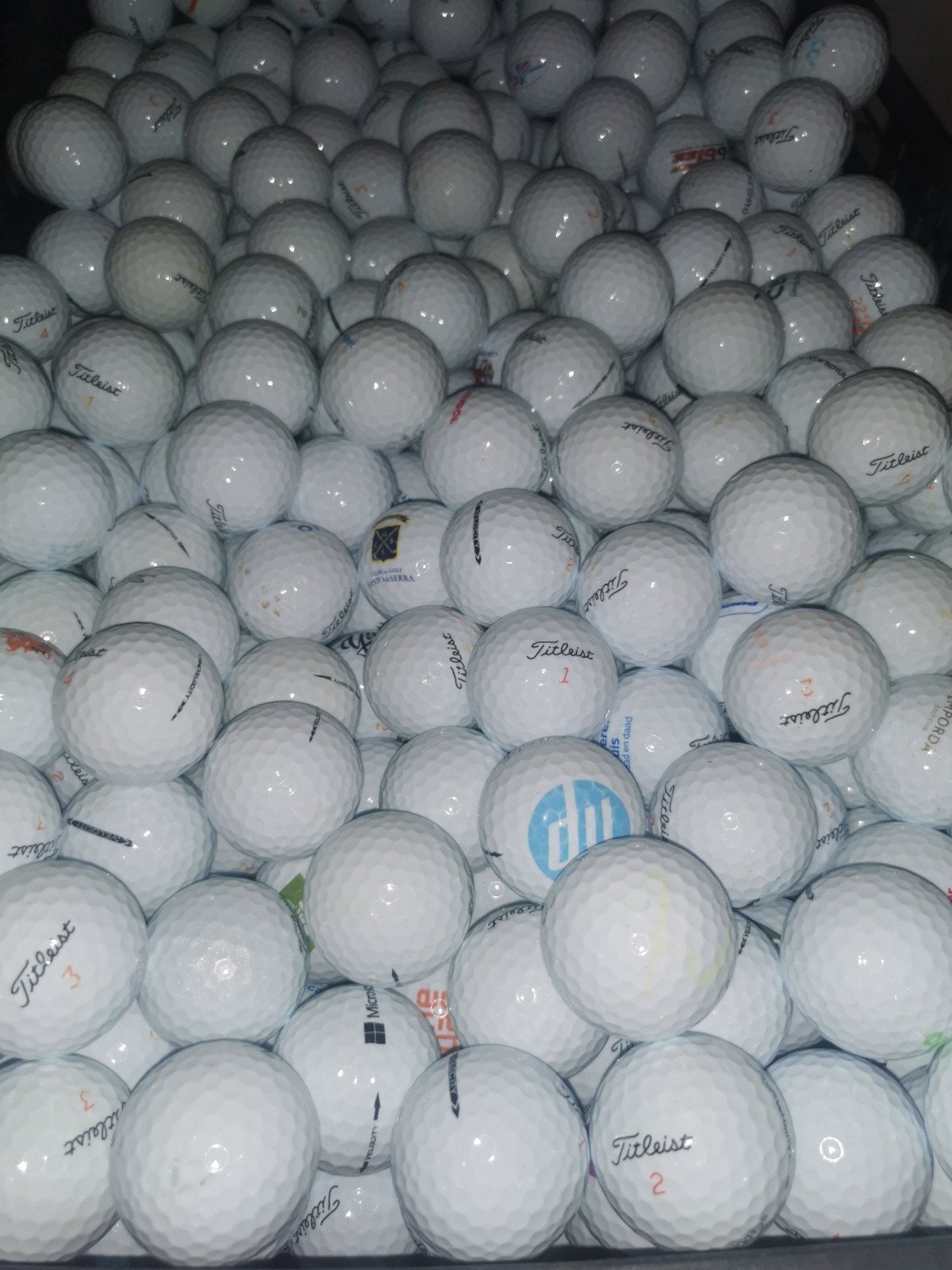 Titleist velocity golfballen AAAA kwaliteit 50 stuks, Ophalen of Verzenden