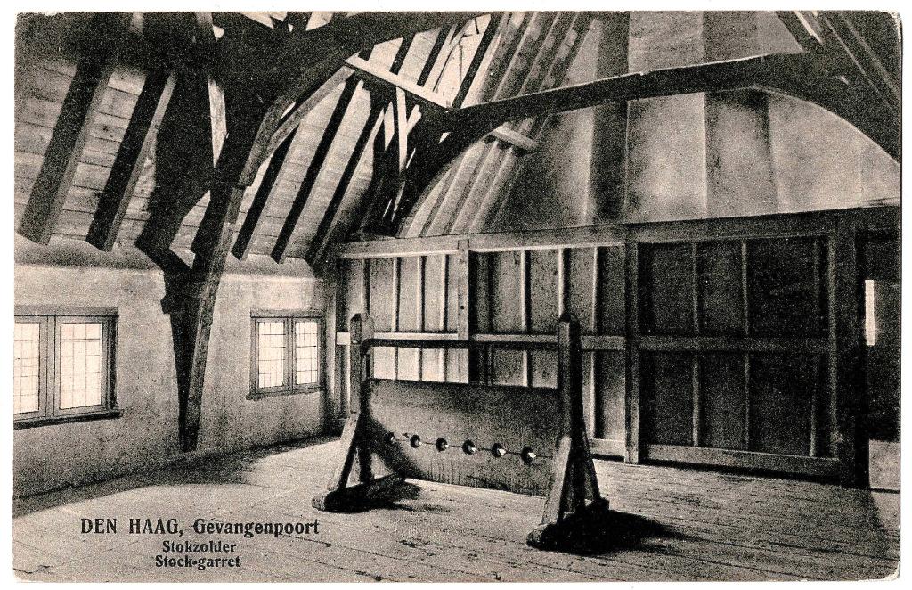 Den Haag 173, Gevangenpoort Stokzolder, ongelopen,, Verzamelen, Verzenden, 1920 tot 1940, Ongelopen, Zuid-Holland