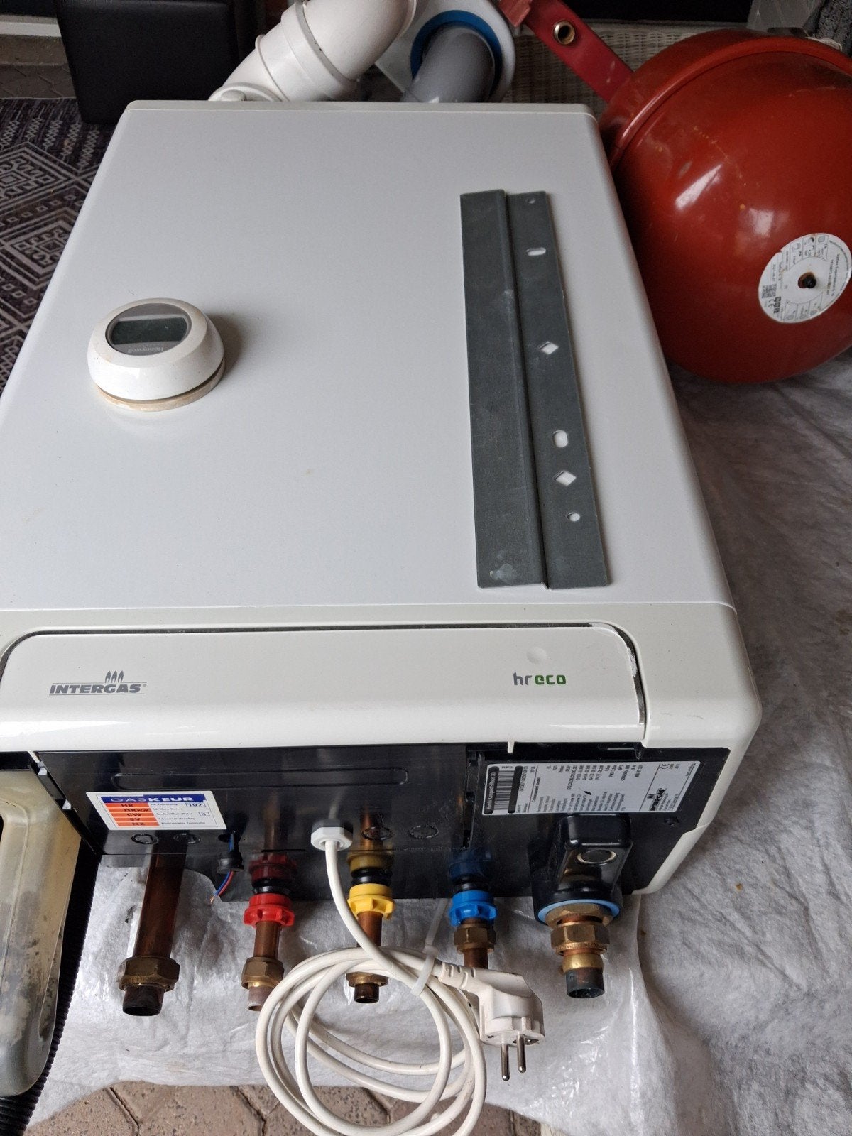 intergas  HR  eco. 30.   2014 cw4 compleet set, Minder dan 20 liter, Ophalen of Verzenden, Geiser