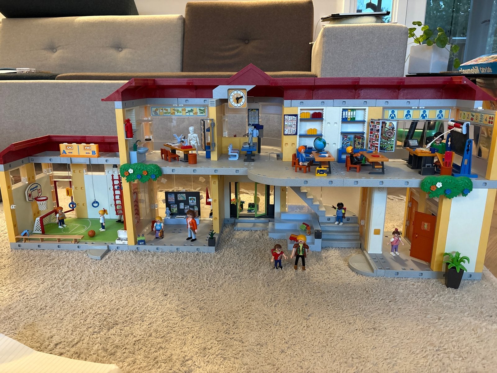 PLAYMOBIL Grote School met Inrichting (9453), Ophalen of Verzenden, Zo goed als nieuw