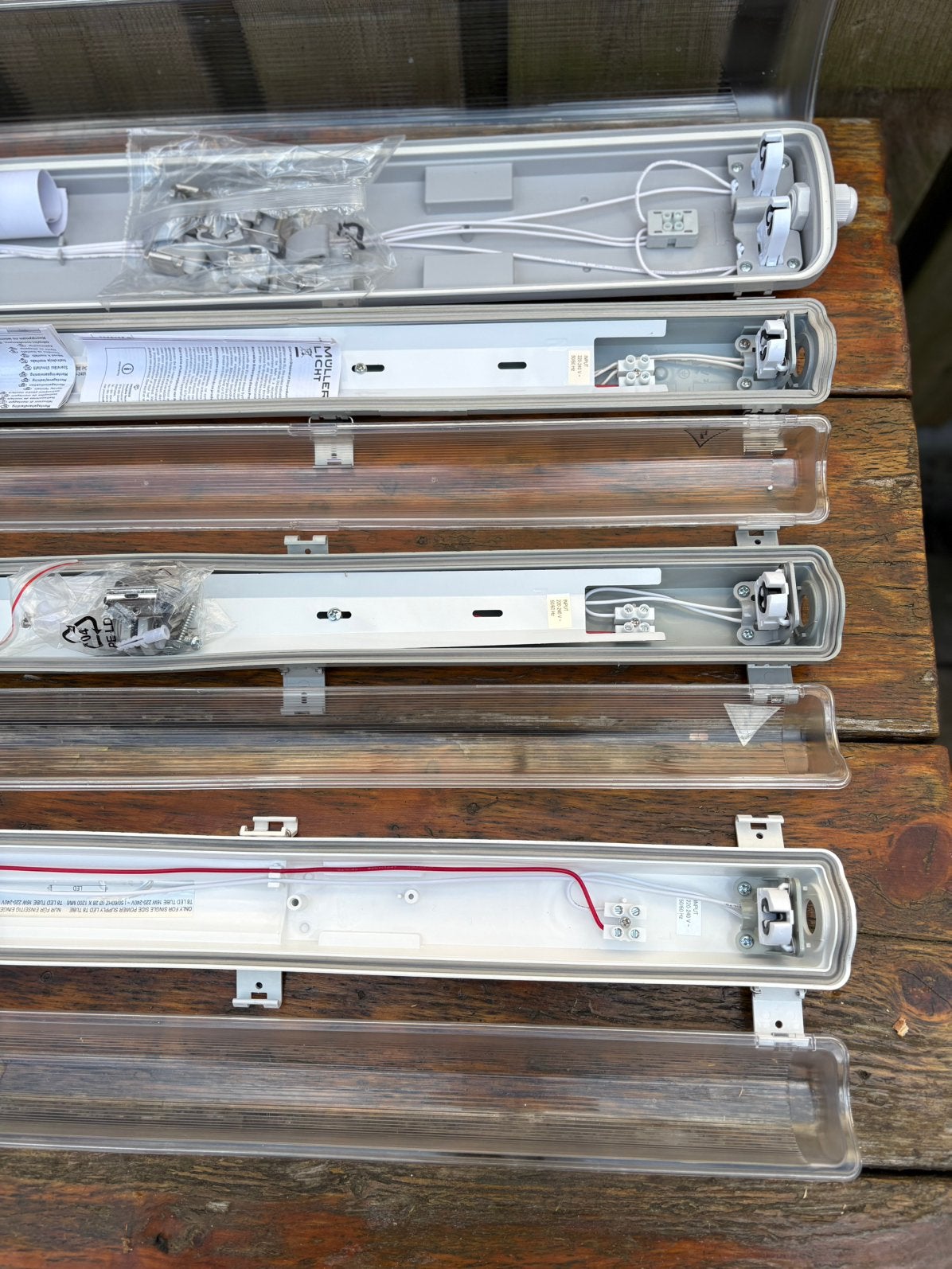 TL bakken (LED), Ophalen, Nieuw, Minder dan 50 watt, Lamp met armatuur