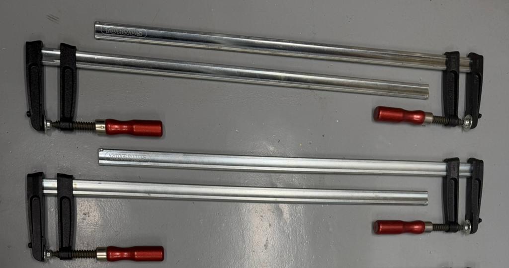 4 x Turnus Lijmklem-Lijmtang 800 x 120 als nieuw !, Ophalen of Verzenden, Zo goed als nieuw, 100 tot 250 mm