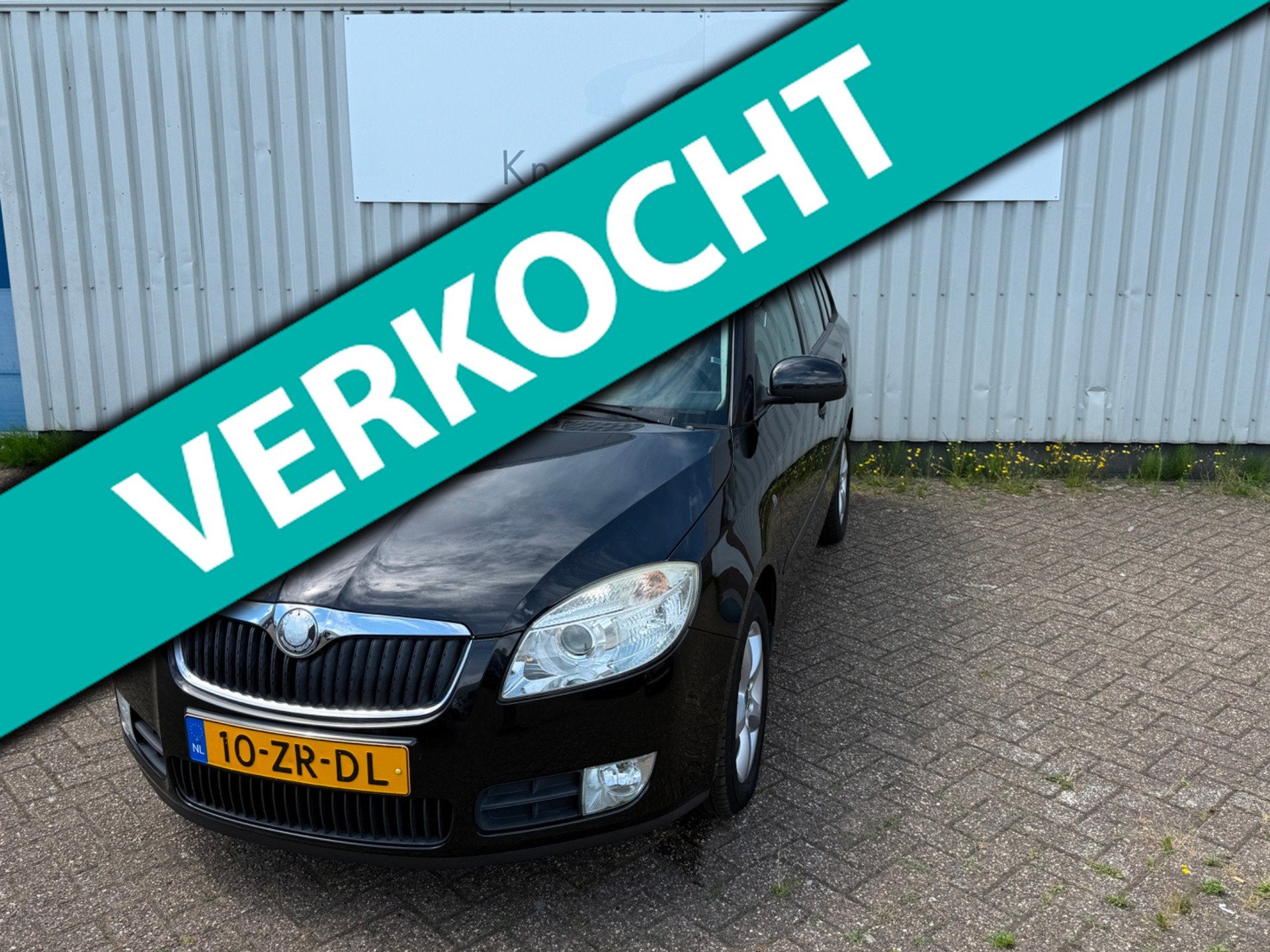 Skoda Fabia Combi 1.4-16V Sport Super onderhouden, Voorwielaandrijving, 4 cilinders, Zwart, Origineel Nederlands