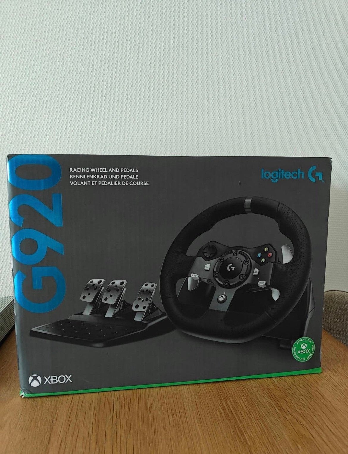 Logitech G920 Driving Force racestuur voor Xbox en PC, Racestuur, Force feedback, Ophalen of Verzenden, Zo goed als nieuw