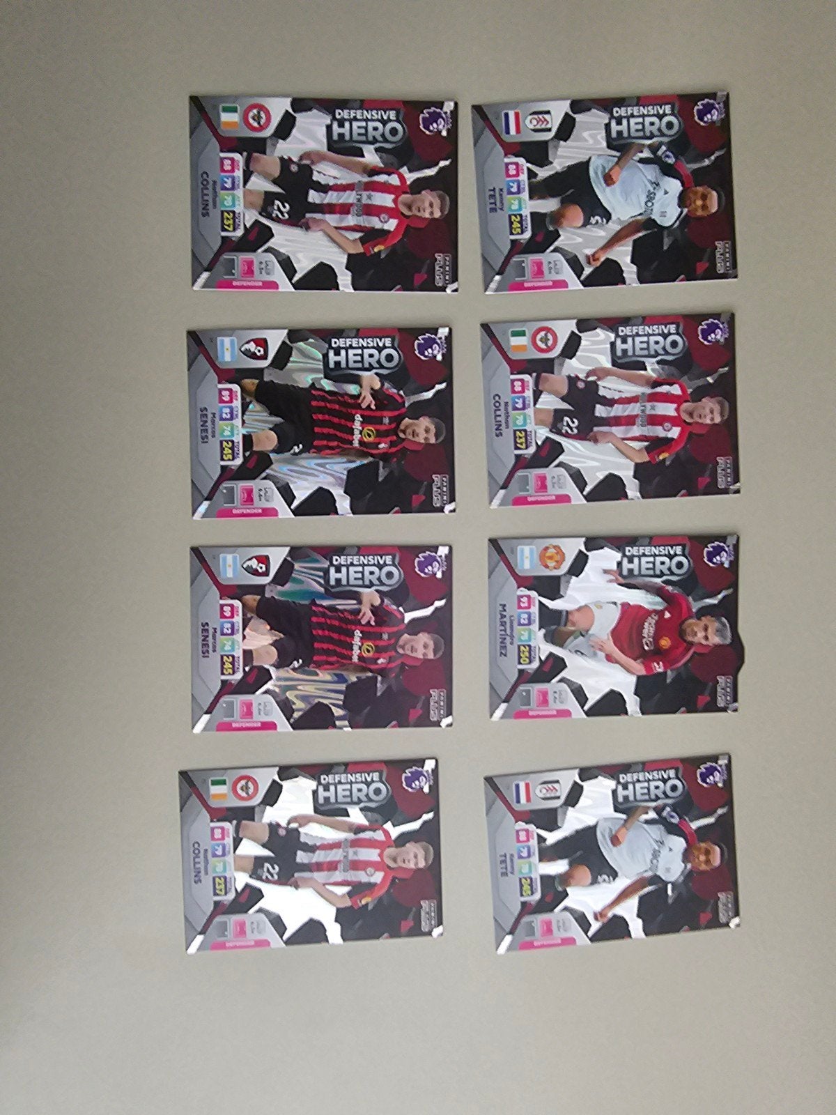 Panini Plus Premier League Defensive Hero Kaarten, Ophalen, Zo goed als nieuw, Buitenlandse clubs, Spelerskaart