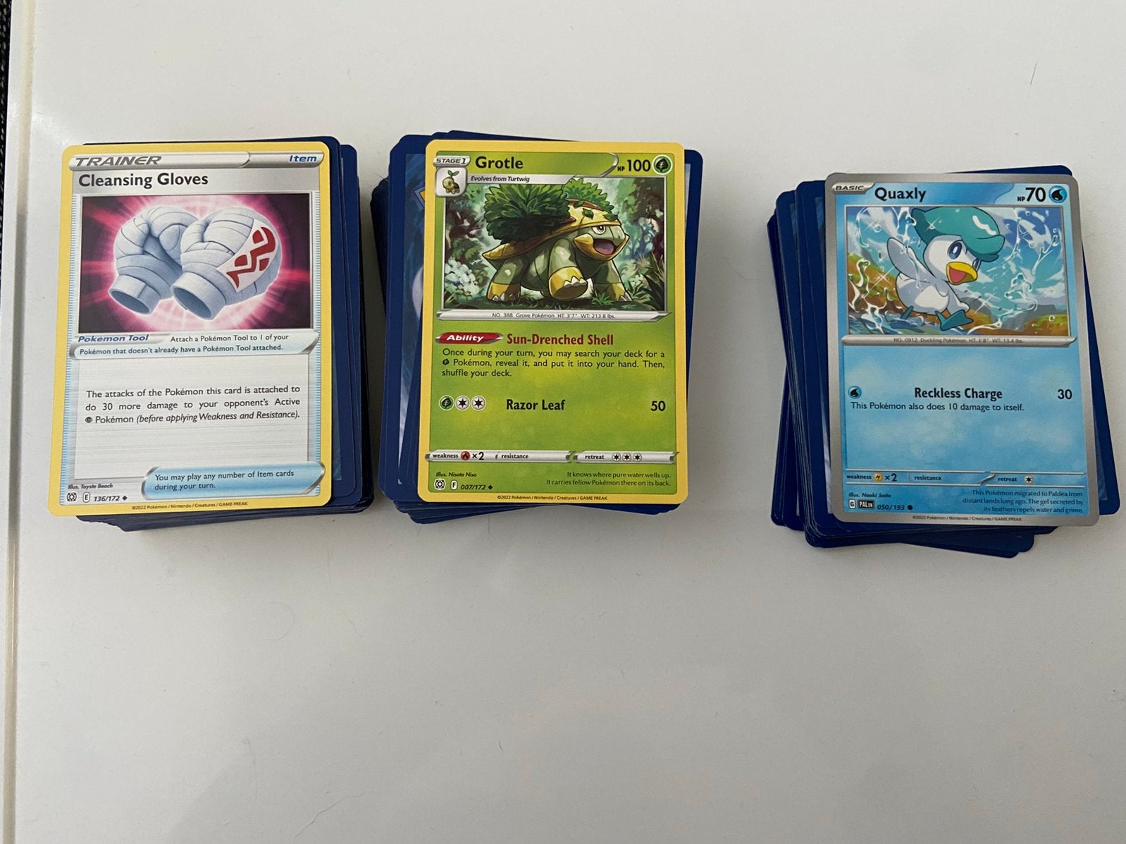Lotje Pokemon kaarten 250 stuks, Ophalen of Verzenden, Zo goed als nieuw, Meerdere kaarten