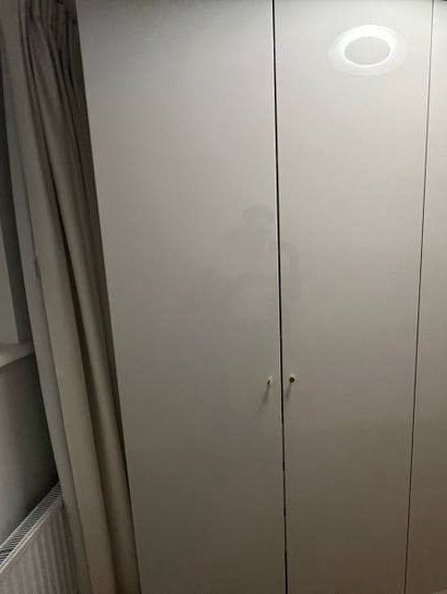 Ikea Pax Kast - Grijze Hoogglans Deuren, 1m, 230cm hoog, Gebruikt, 200 cm of meer, Ophalen of Verzenden, Met lade(s)
