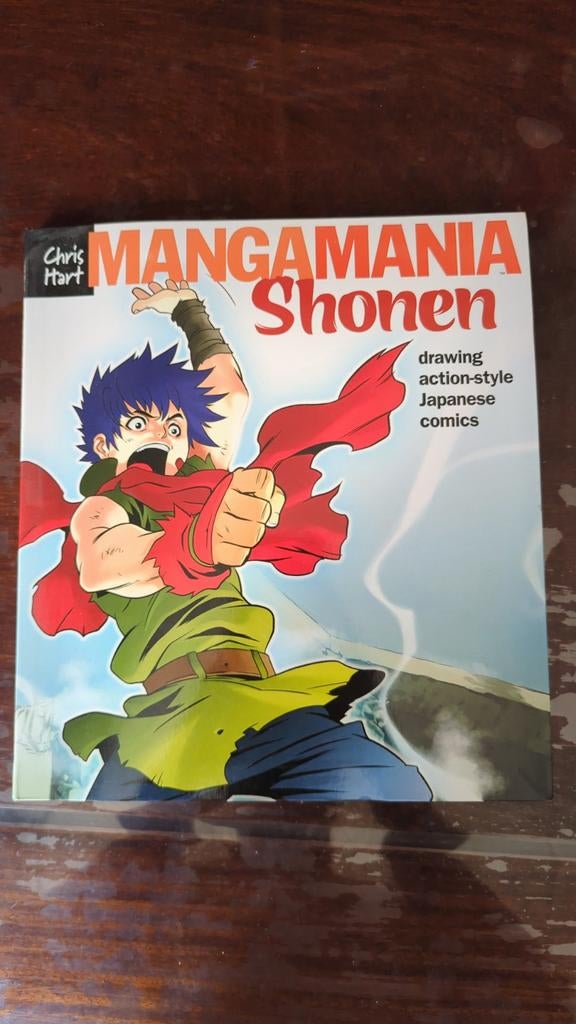 MangaMania Shonen: Tekenboek voor actie-stijl Japanse comics, Eén stripboek, Ophalen, Zo goed als nieuw, Chris Hart