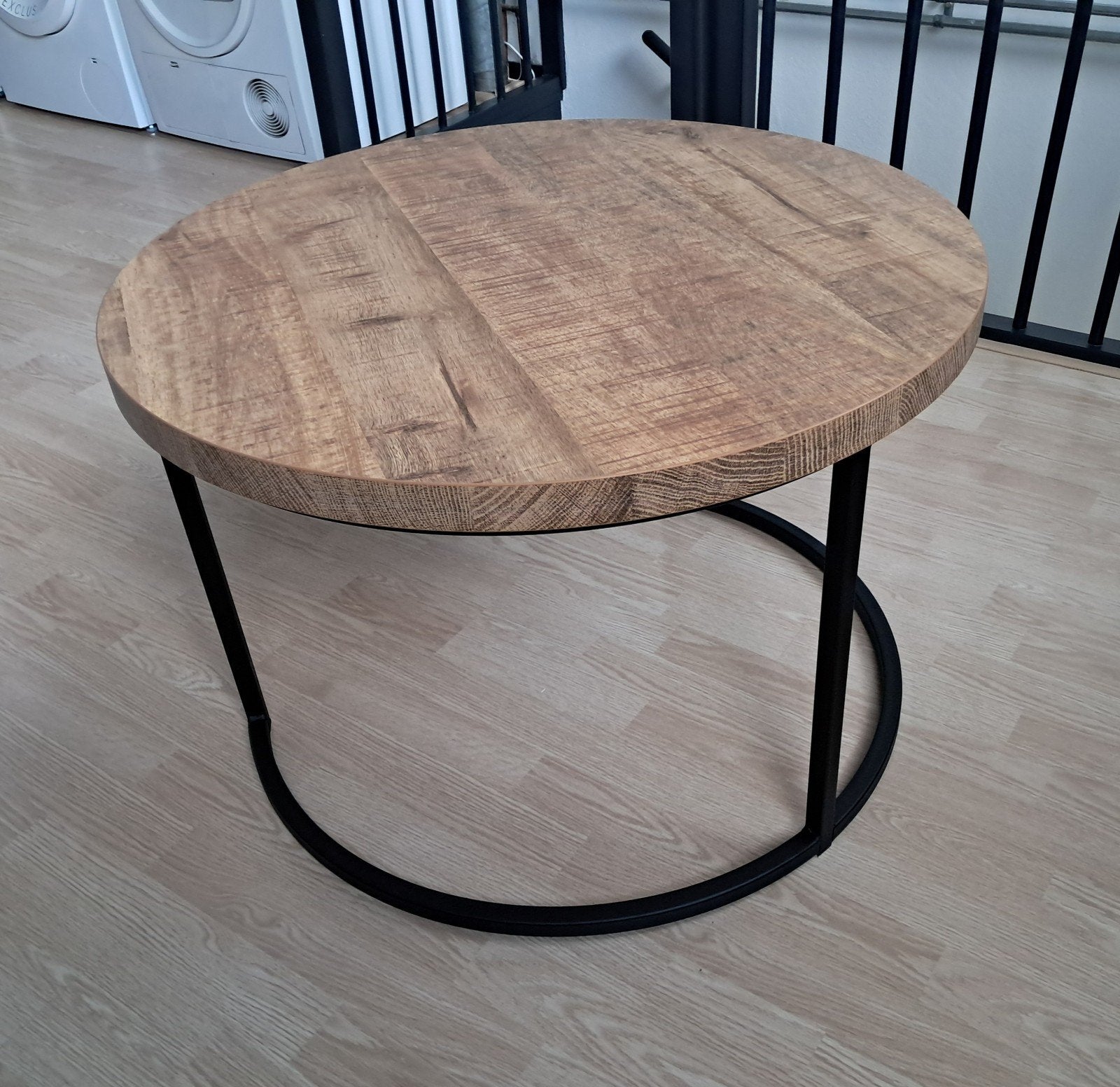 Salontafel NIEUW 75cm doorsnee Tafel Huiskamer, Ophalen, Nieuw, Rond, 50 tot 100 cm