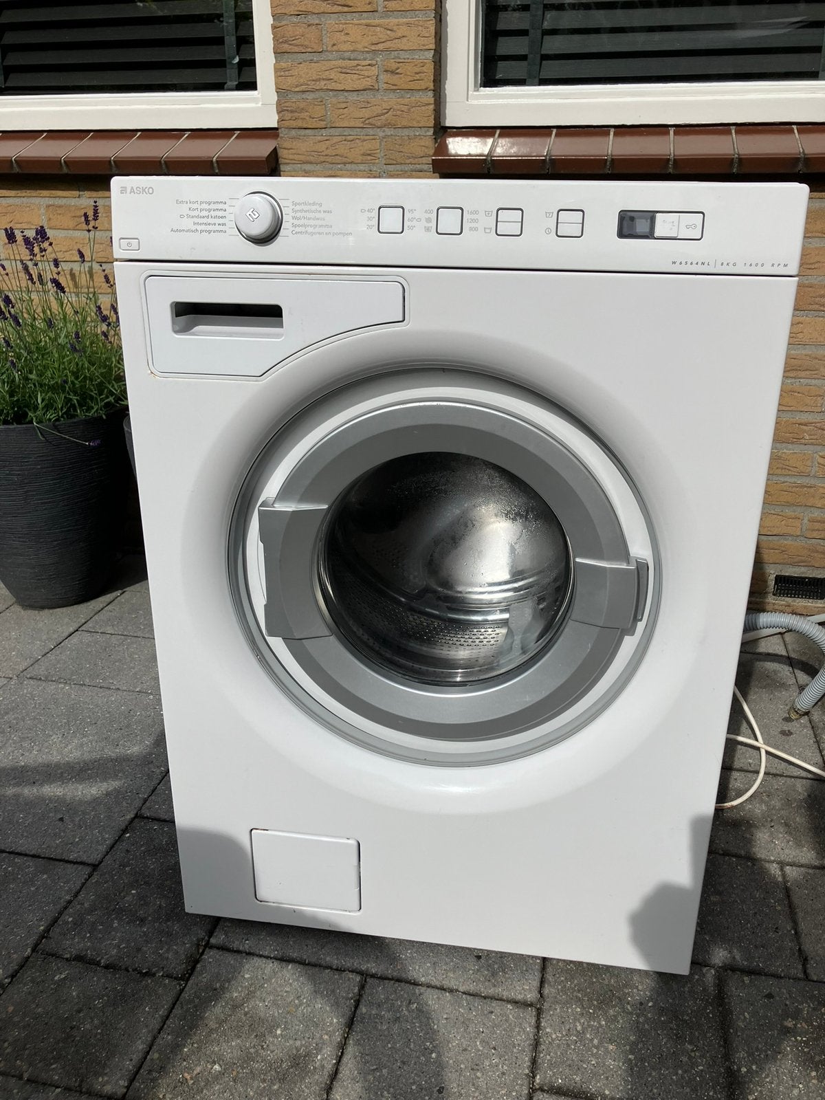 ASKO wasmachine nette staat, Ophalen, Zo goed als nieuw, 1200 tot 1600 toeren, 85 tot 90 cm