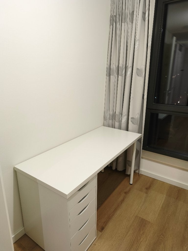 Bureau IKEA LAGKAPTEN / ALEX, Ophalen, Spaanplaat of MDF, Zo goed als nieuw, IKEA