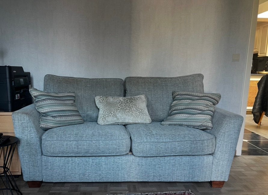Slaapbank blauw