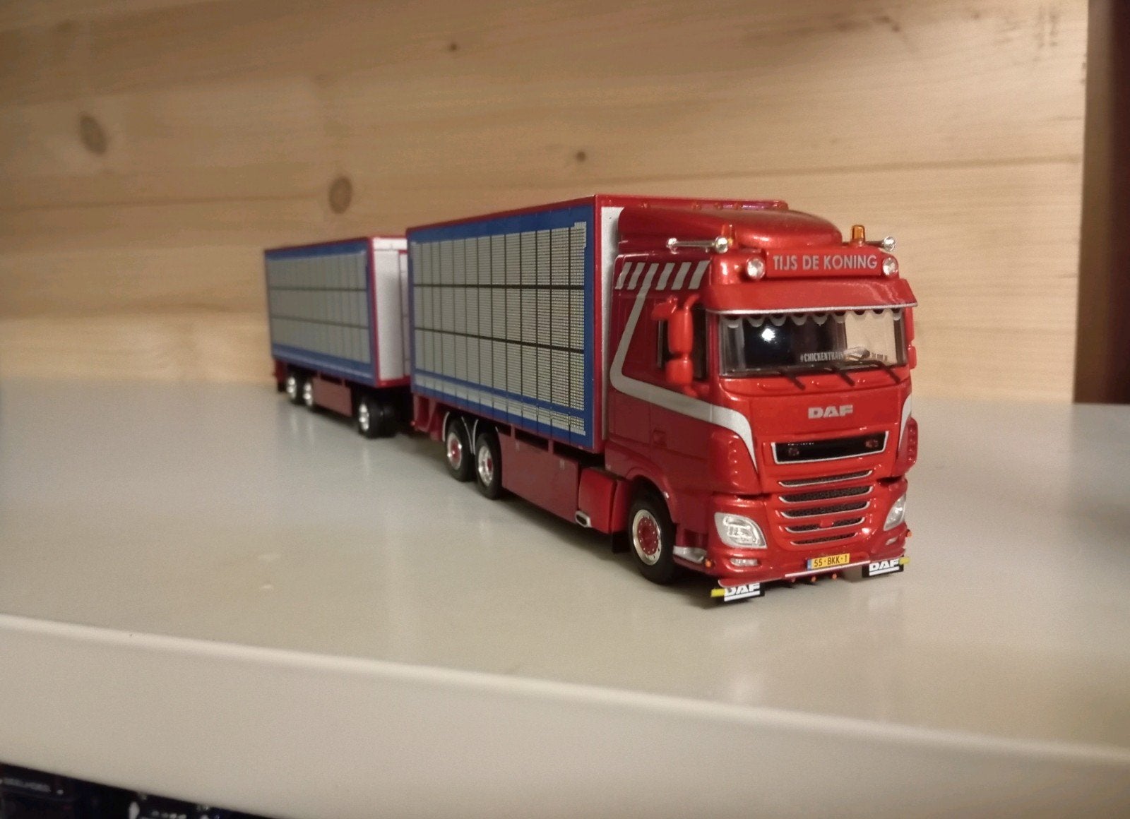 Daf XF Tijs de Koning combinatie WSI, Hobby en Vrije tijd, Modelauto's | 1:50, Ophalen of Verzenden, Nieuw, Bus of Vrachtwagen