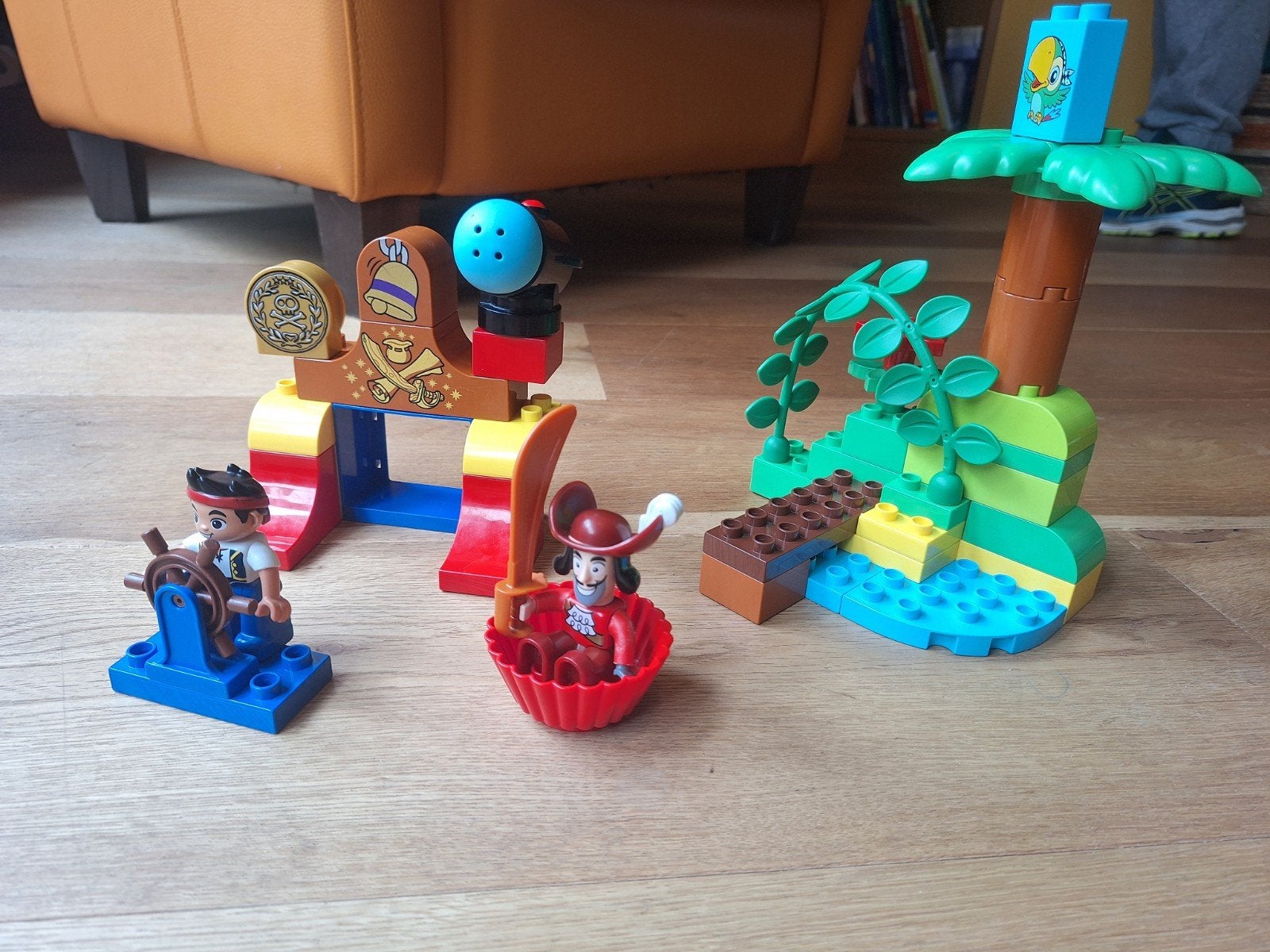 Duplo Kapitein Haak en Piraat speelset, Ophalen, Inclusief minifiguren, Gebruikt, Pirates