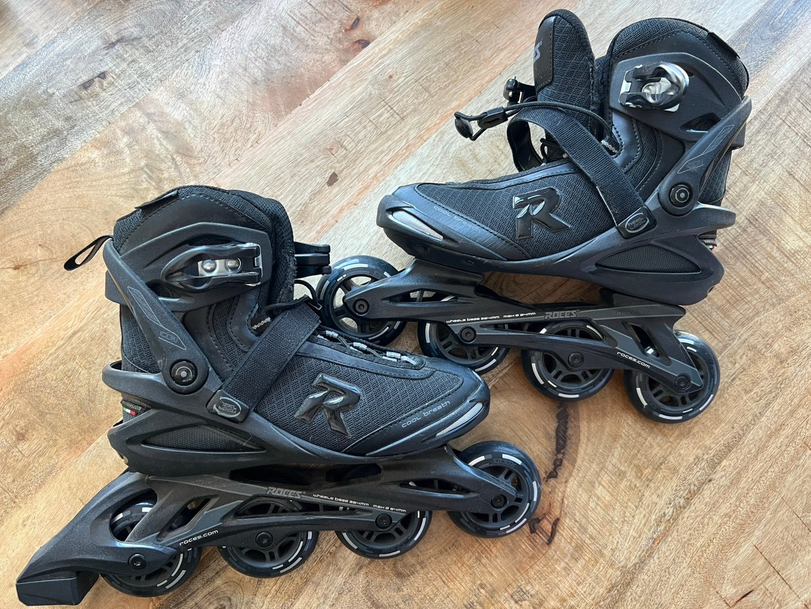 Roces icon 80 skeelers zwart, Sport en Fitness, Skeelers, Ophalen, Zo goed als nieuw, Roces