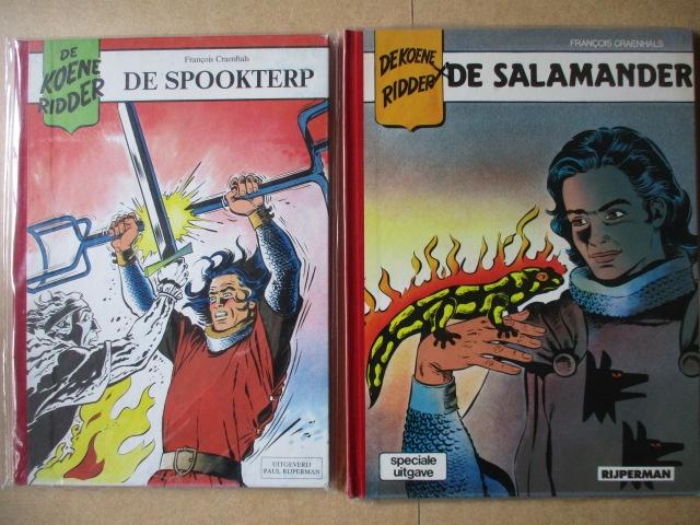 w0163 de koene ridder hc 4x, Boeken, Meerdere stripboeken, Ophalen, Gelezen